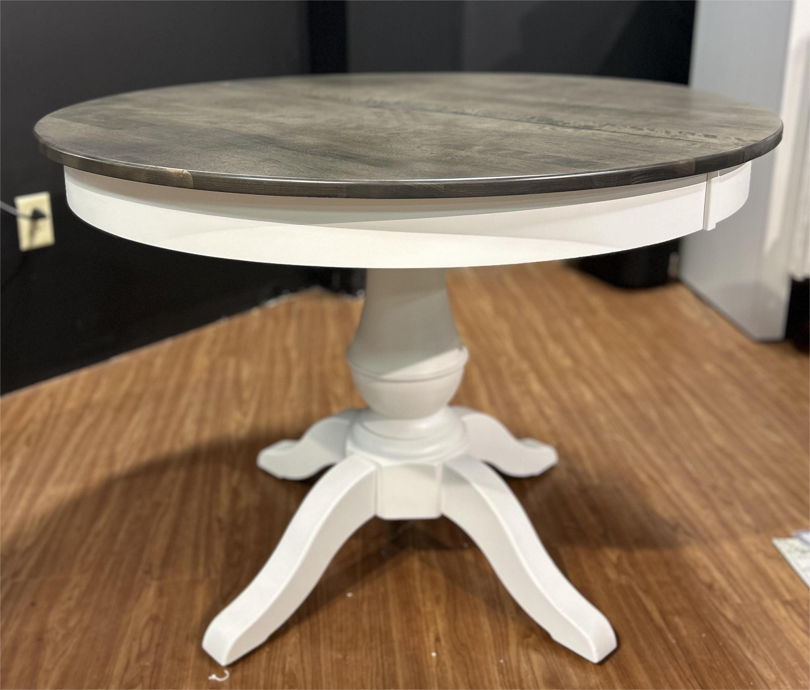 Round Dining Table with Leaf