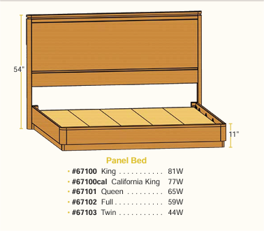 Platform King Bed Frame