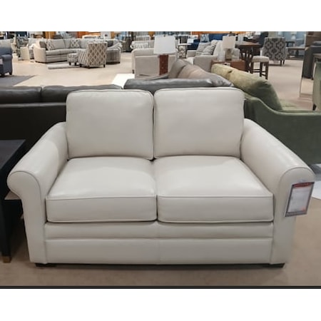 L9 CUSTOM LEATHER LOVESEAT