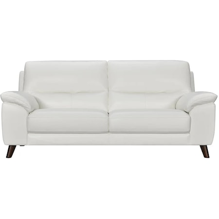 White Leather Sofa