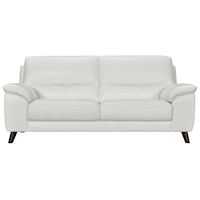 White Leather Sofa