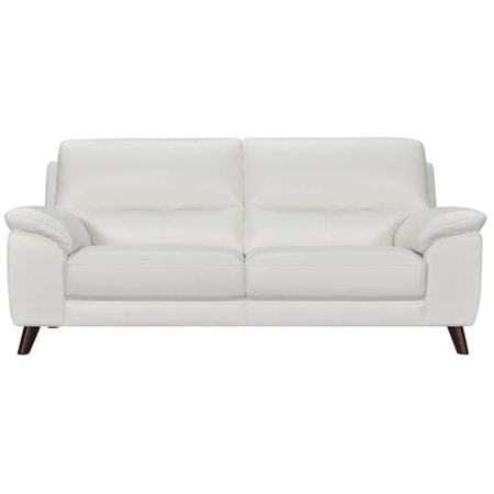 White Leather Sofa