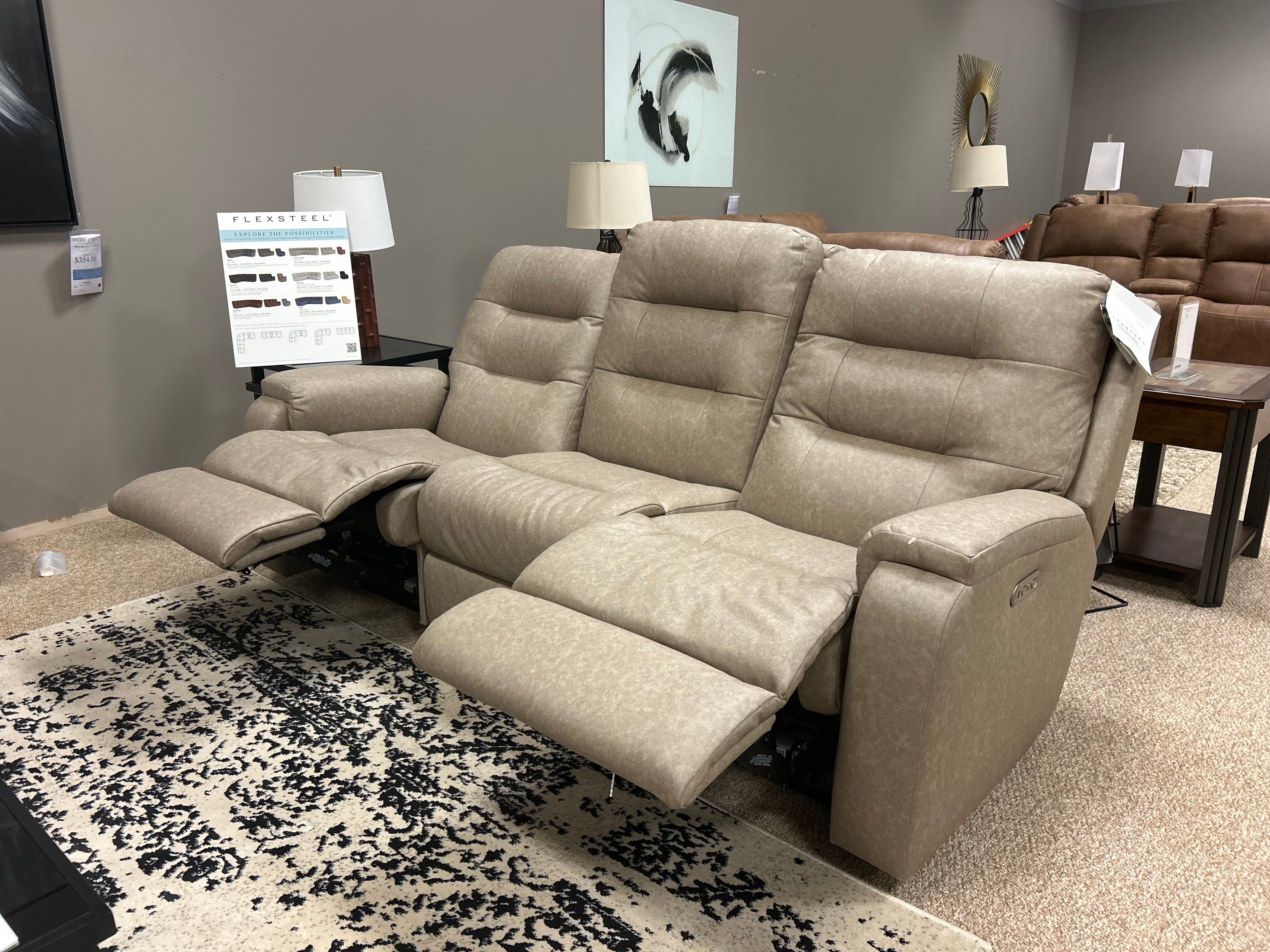 Power Headrest Reclining Sofa