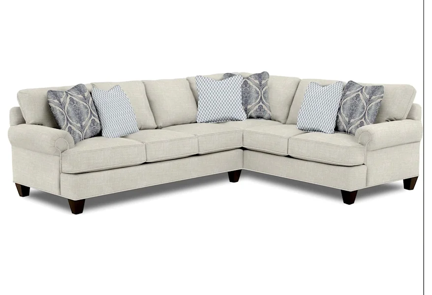  2 Piece Sectional by Craftmaster at Dunk & Bright Furniture
