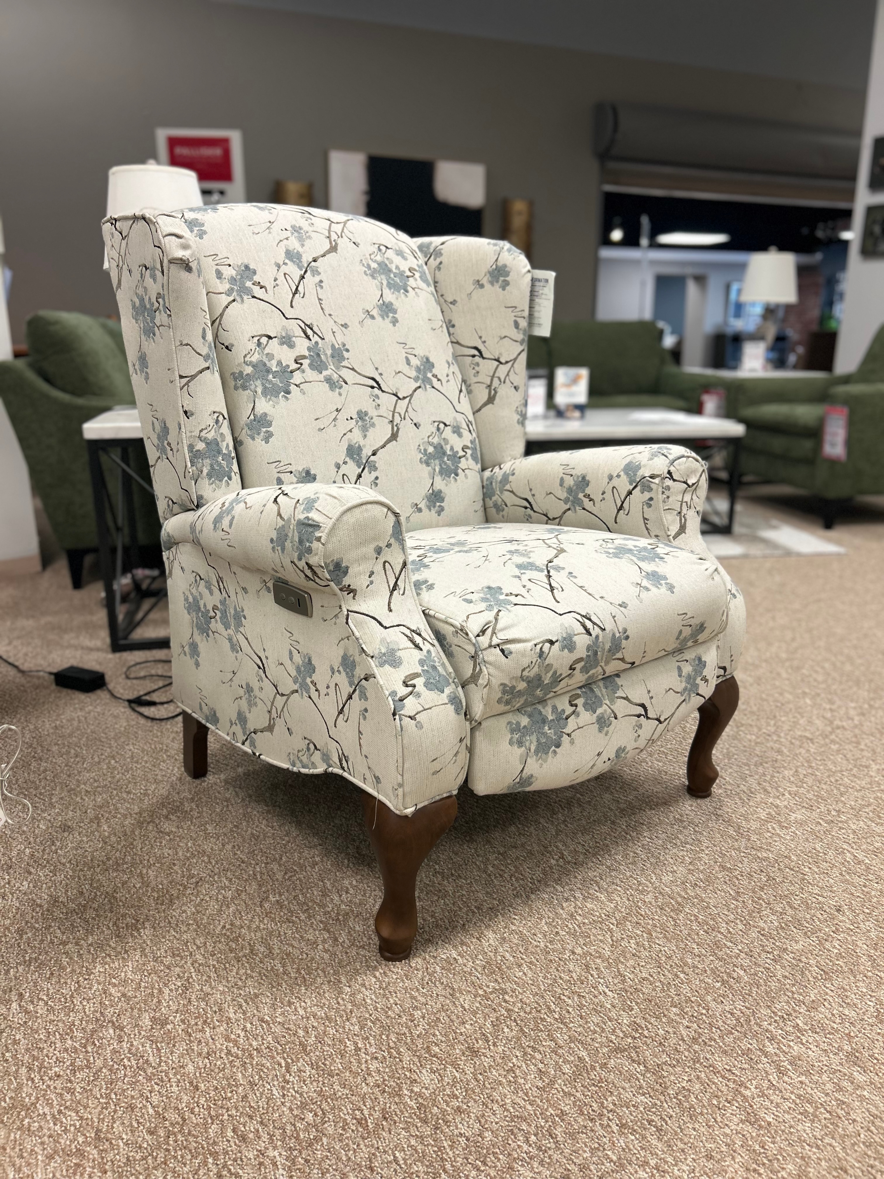 Wing Back Power Recliner Chair