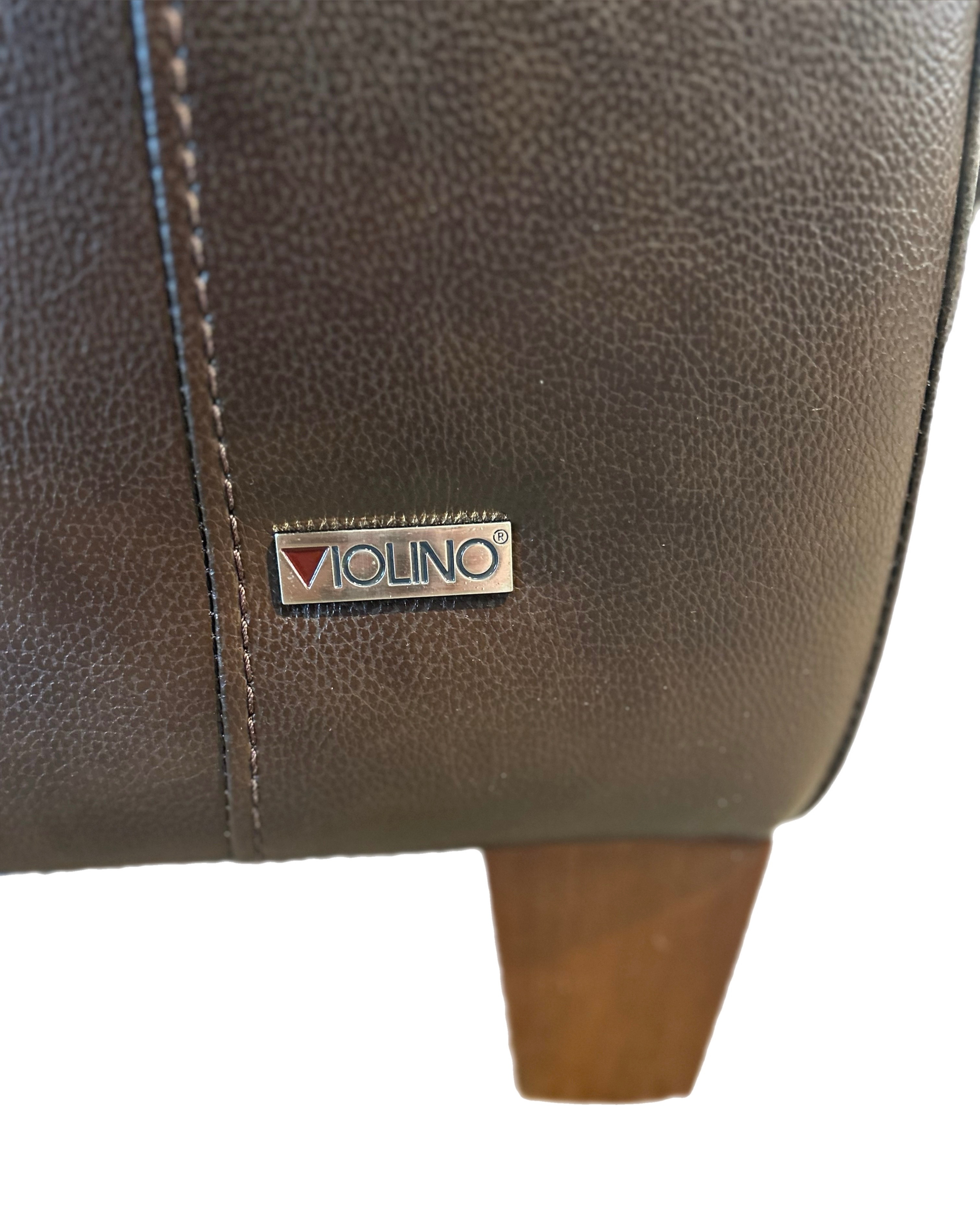 Pushback Leather Recliner