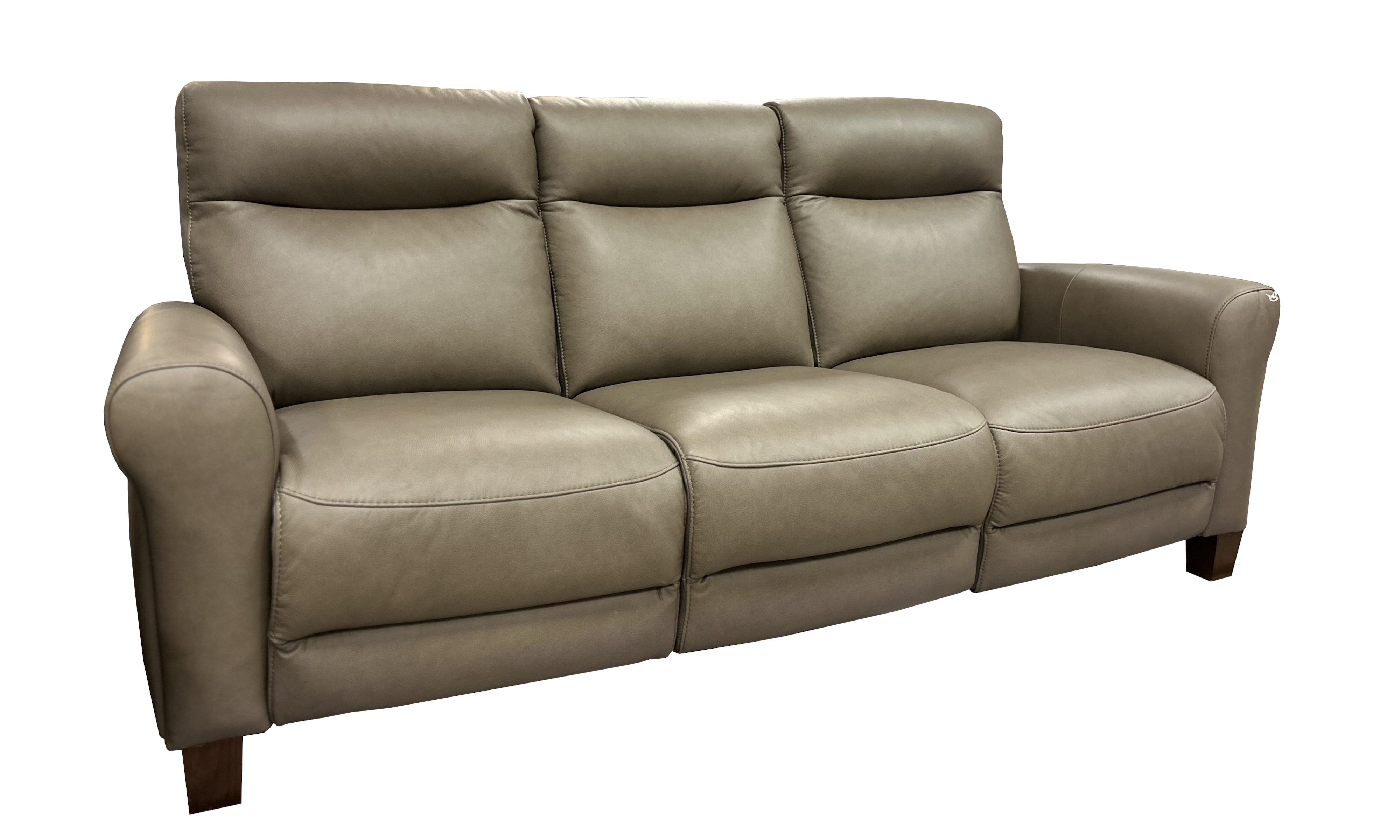Leather Reclining Sofa