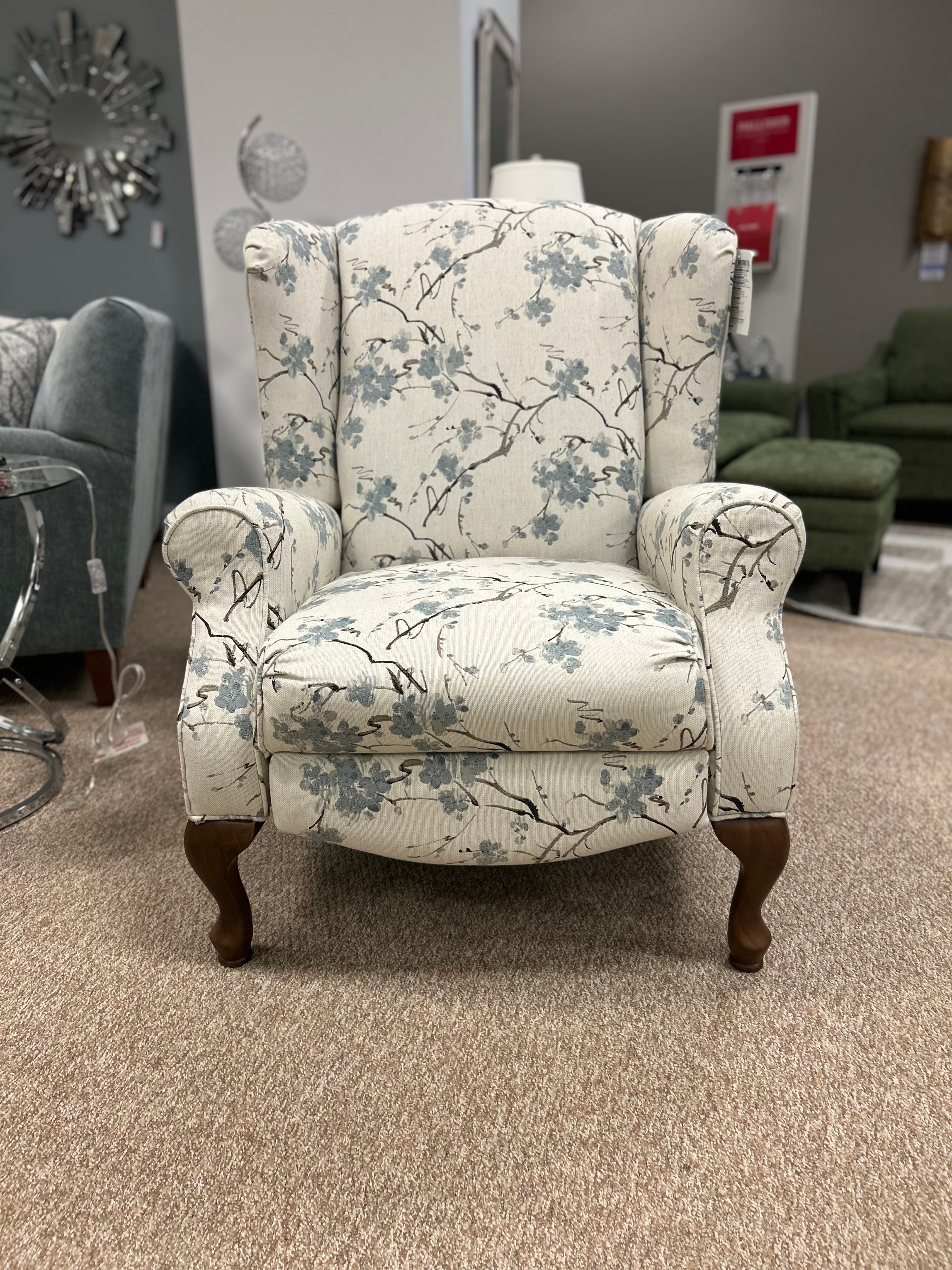 Wing Back Power Recliner Chair