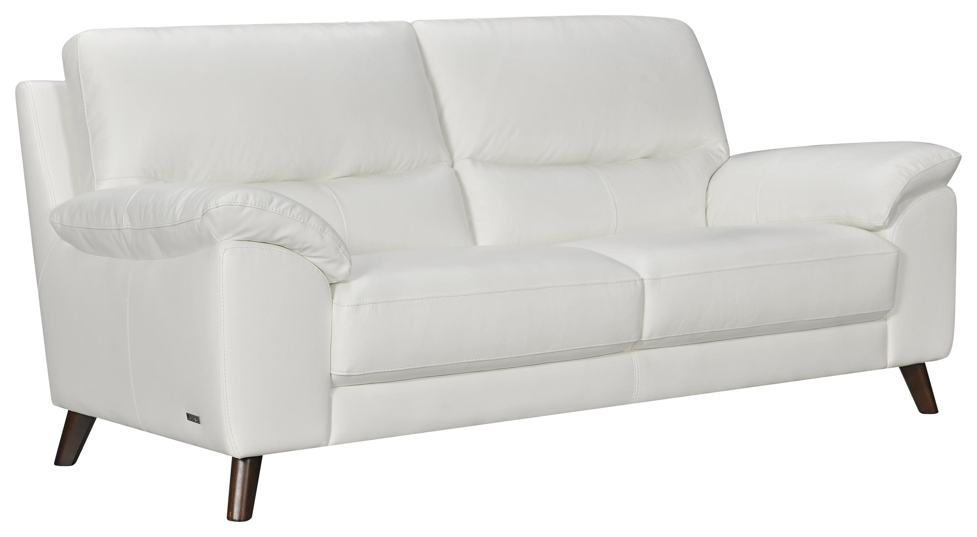 White Leather Sofa