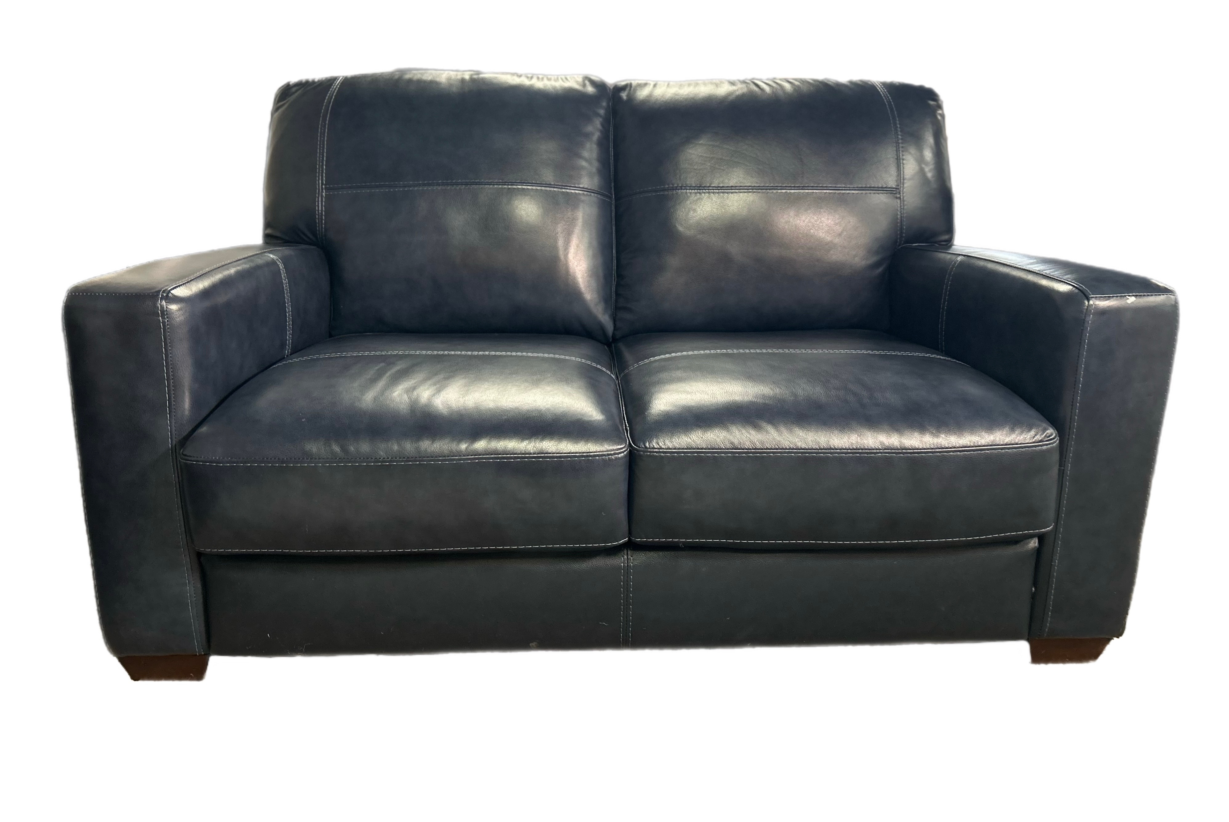 LEATHER LOVESEAT