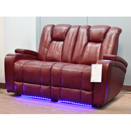 Red Reclining Loveseat
