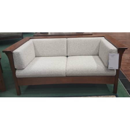 Cubic Slat Mission Loveseat