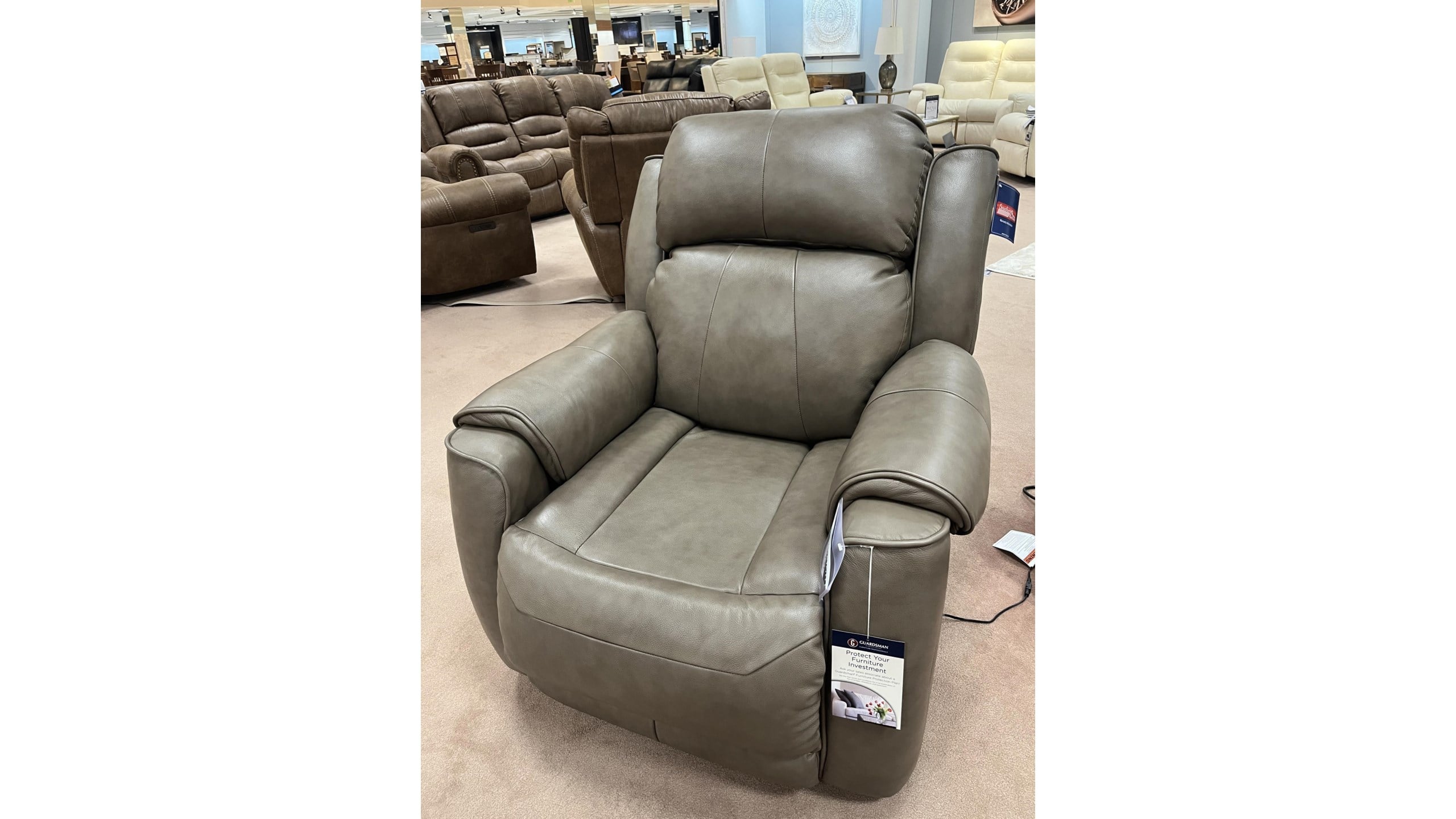Glider Barcalounger Fabric Power Recliner Costco Fabric Swivel