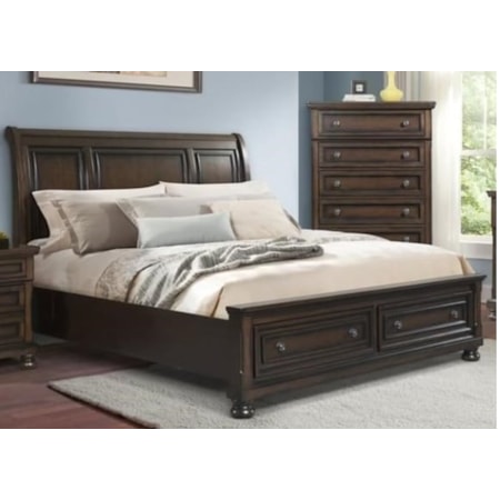QUEEN STORAGE BED
