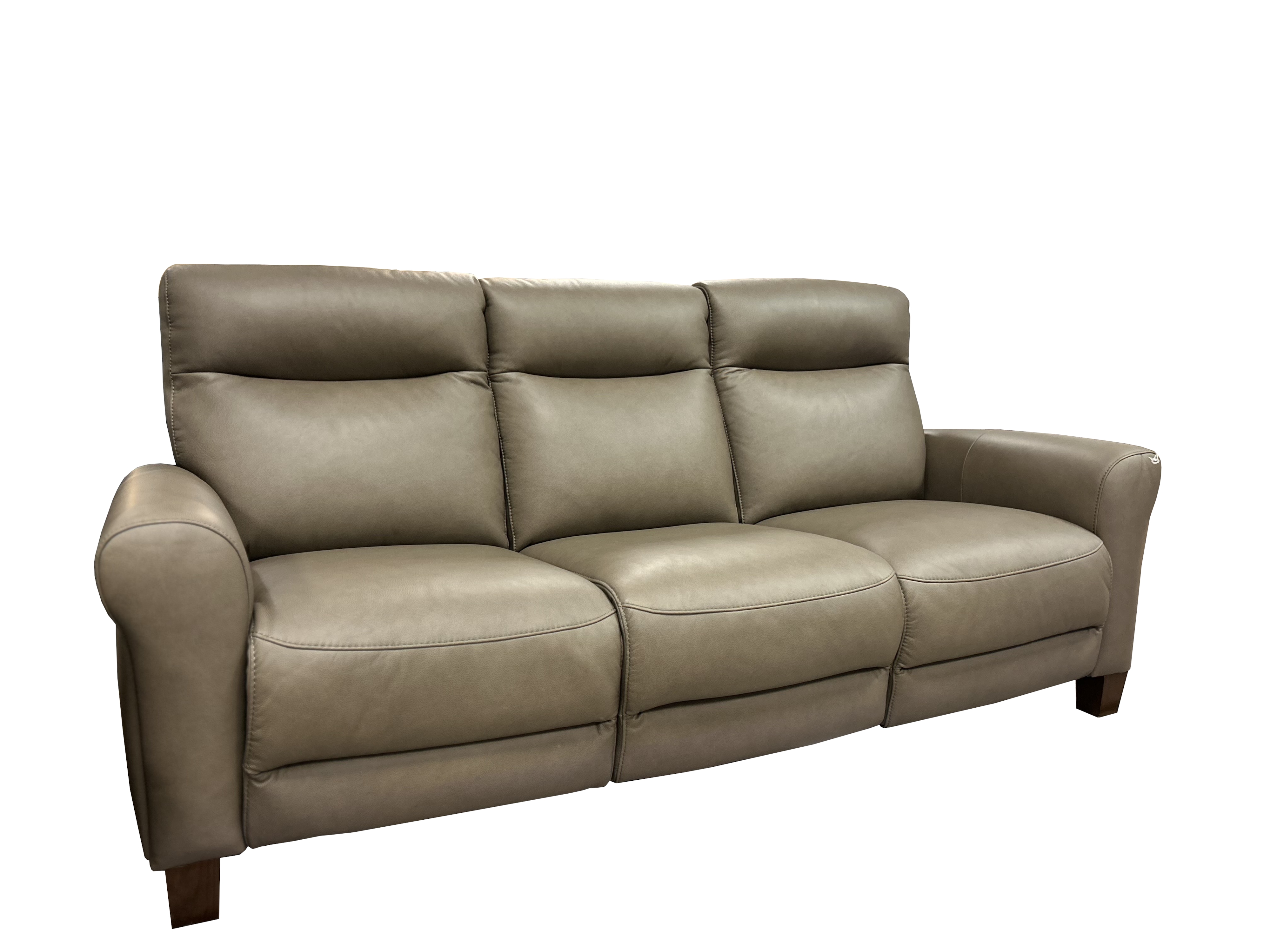 Leather Reclining Sofa