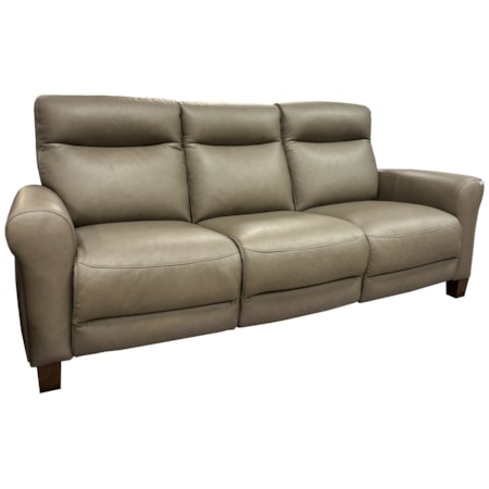Leather Reclining Sofa