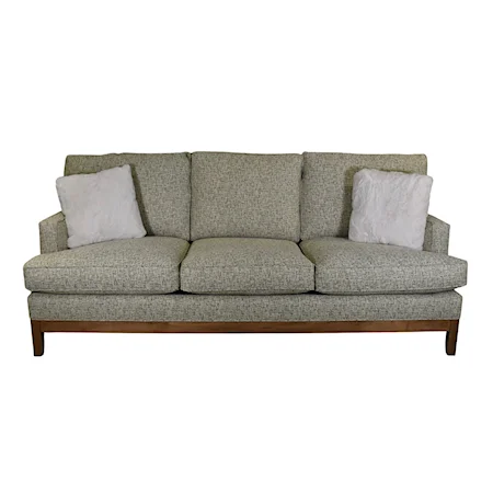 Wood Trim Sofa