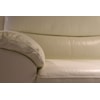 Violino Violino White Leather Sofa