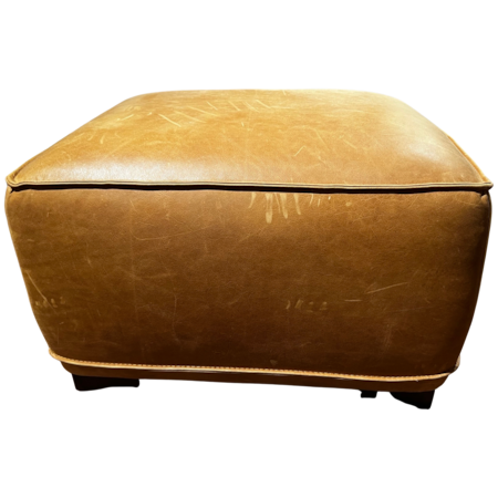 Leather Ottoman