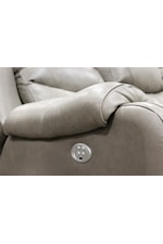 Powell's Motion Marvel Double Reclining Sofa with Power Headrests