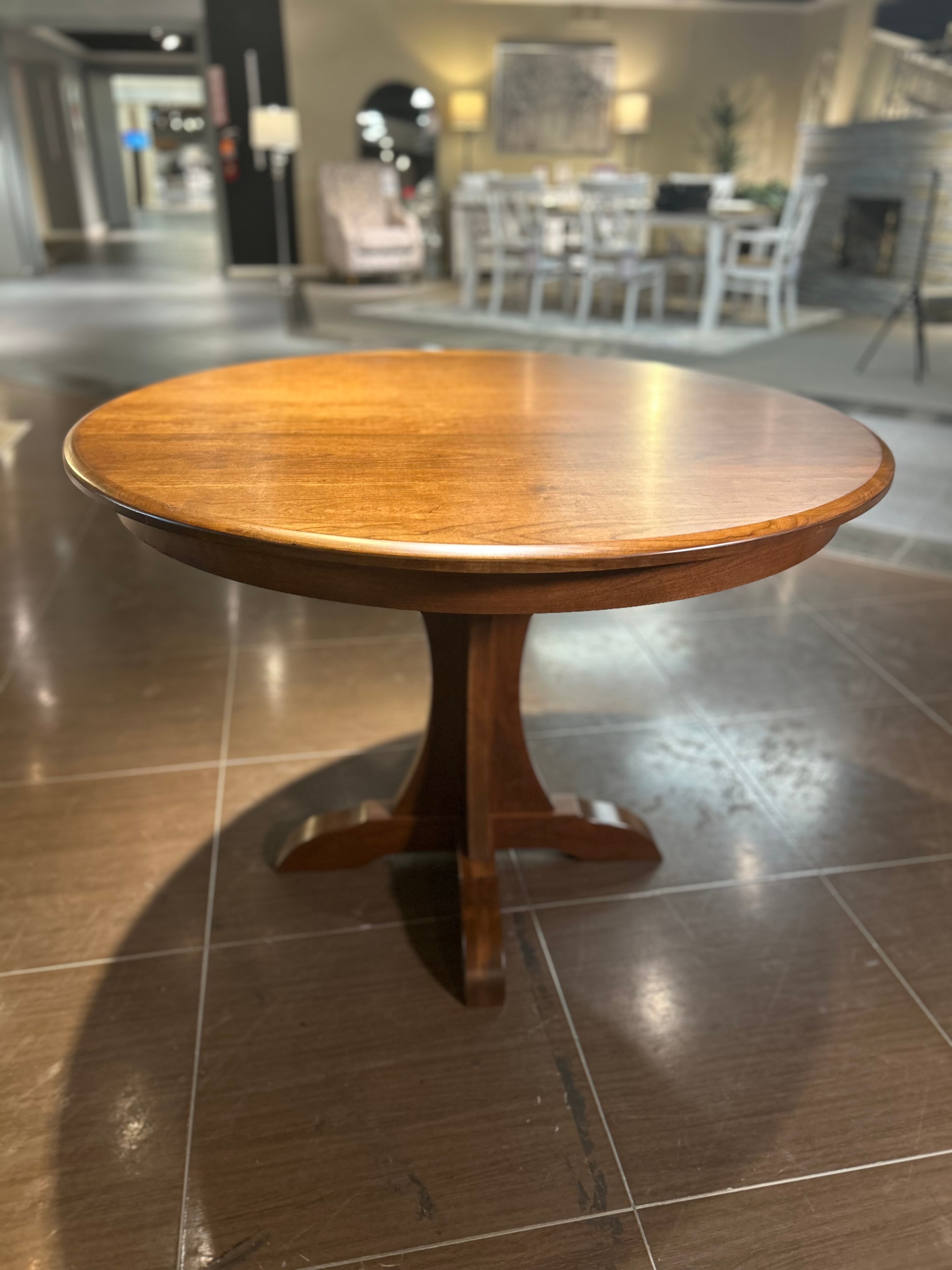 42" Round Cherry Table