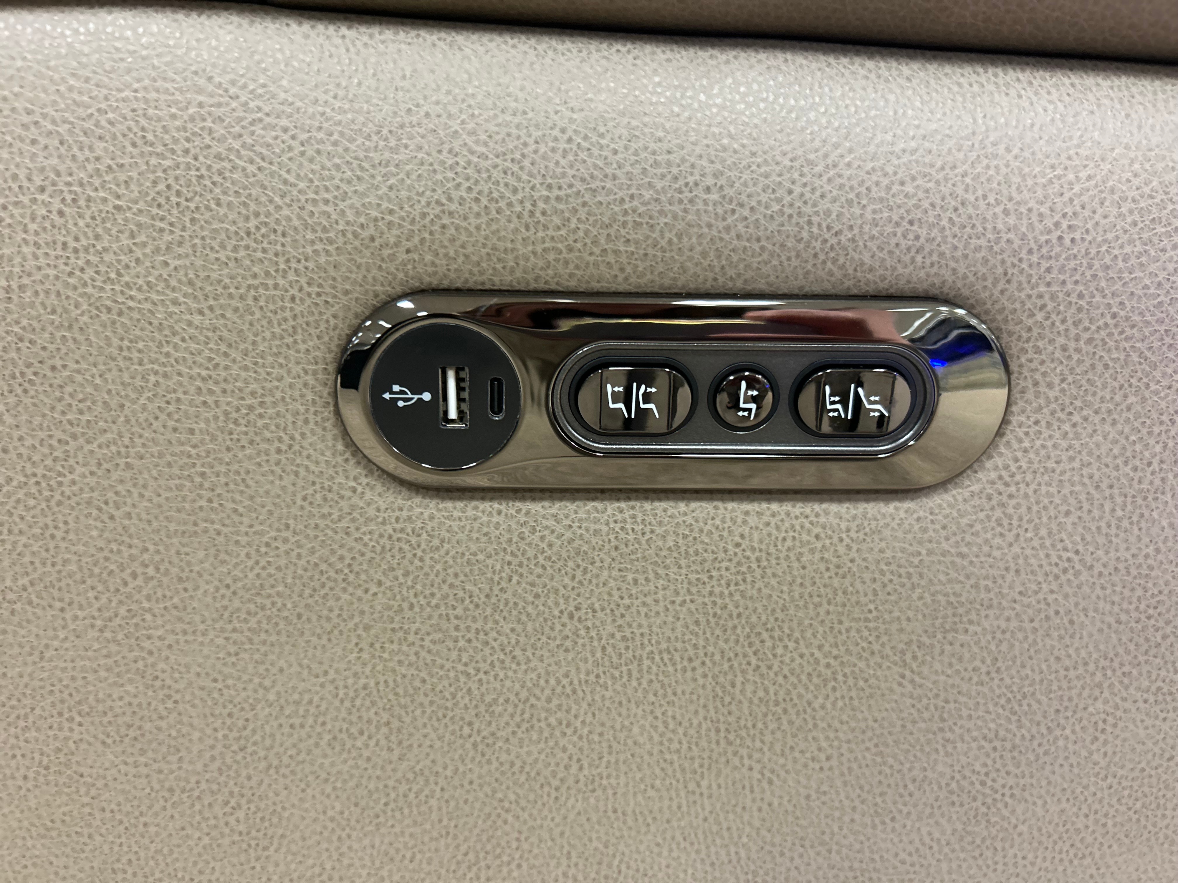 Leather Reclining Sofa