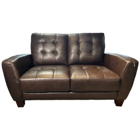 Leather Loveseat