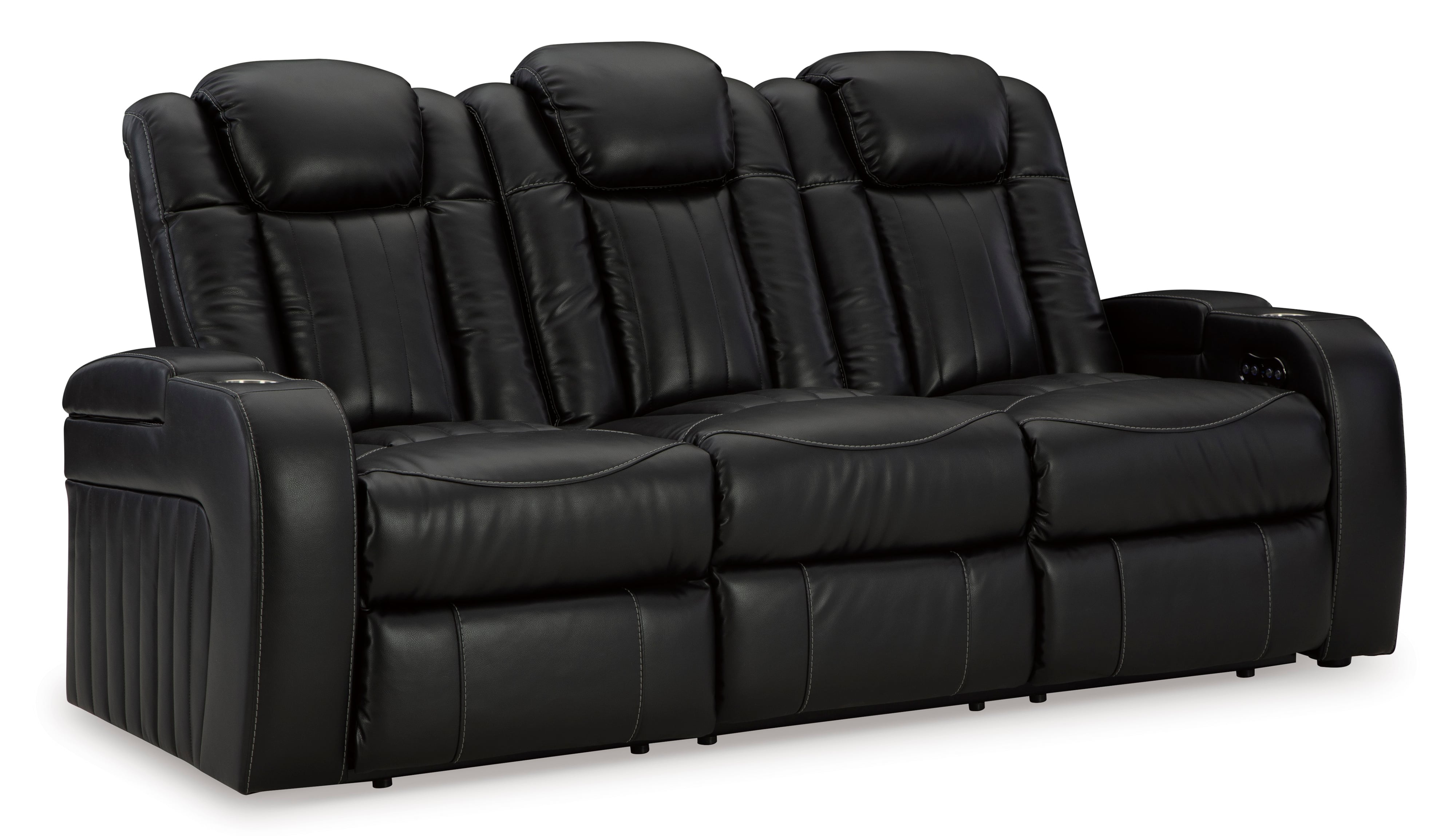 Pwr Rec Sofa With Adj Headrest