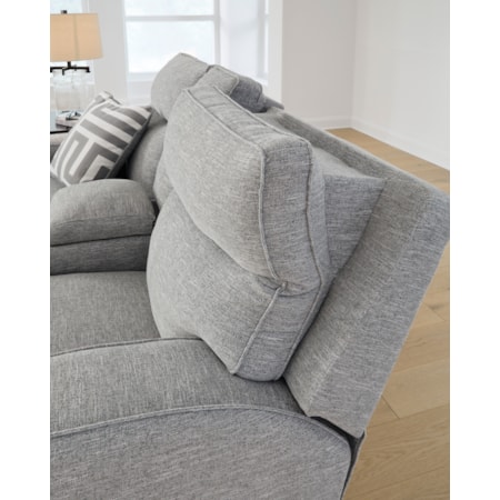 Pwr Rec Sofa With Adj Headrest