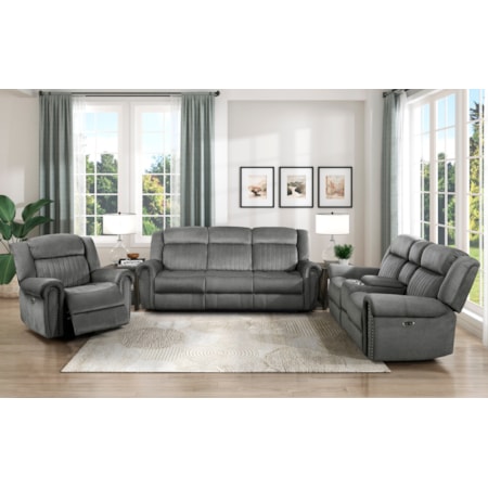 Power Double Reclining Sofa