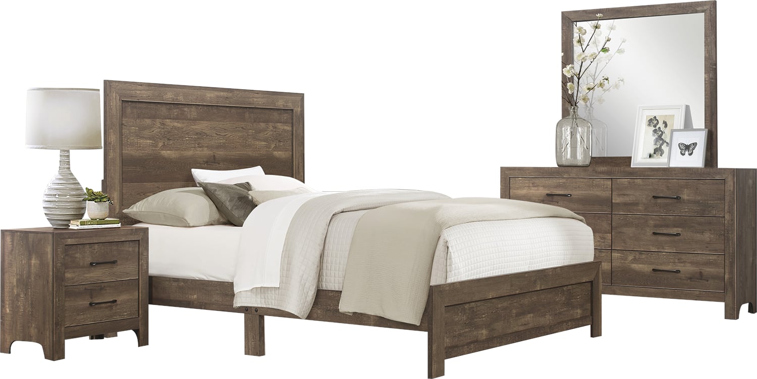 Corbin 15344x1+15346x1+15345x1+15341x1 6Piece Queen Bedroom Set (3