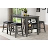 Homelegance Timbre 5-Piece Counter Height Dining Set