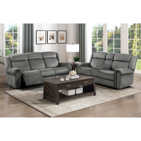 Power Double Reclining Sofa