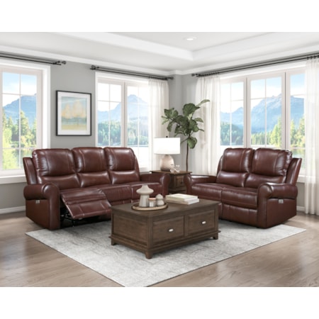 Power Double Reclining Sofa