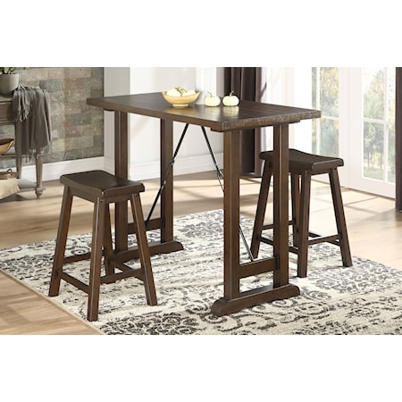 3-Piece Pack Counter Height Set