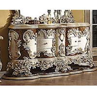 Traditional Dresser with Carved Detail