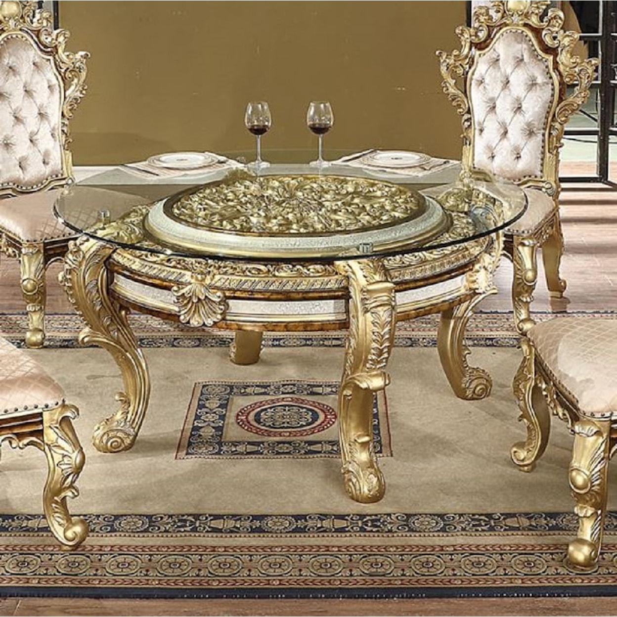 Acme Furniture Desiderius Round Dining Table