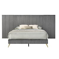 Contemporary King Wall Panel Bed