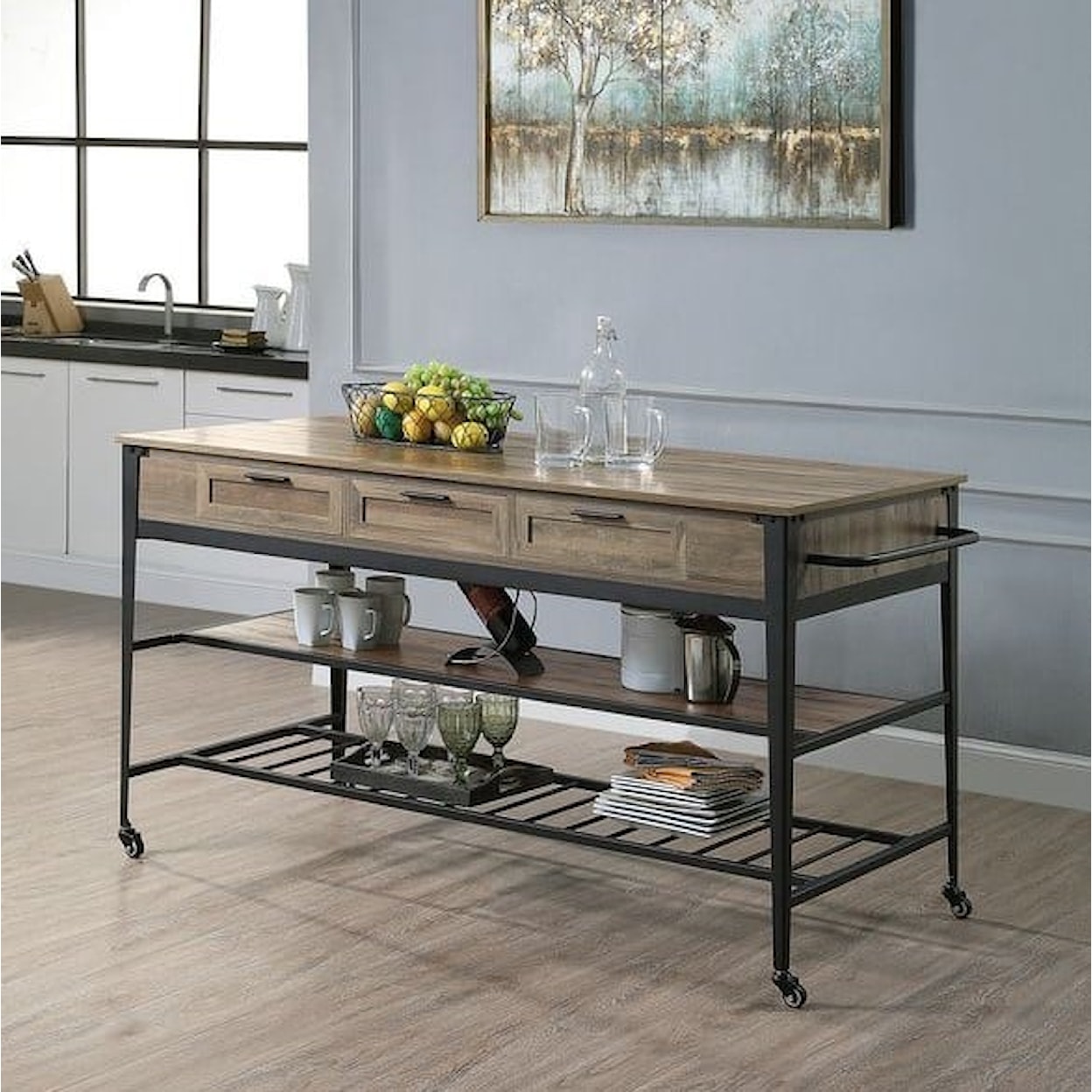 Acme Furniture Macaria Kitchen Island