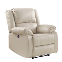 Casual Power Recliner with USB Port