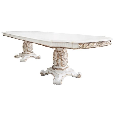 Double Pedestal Dining Table