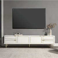 Contemporary TV Stand with Storage Space