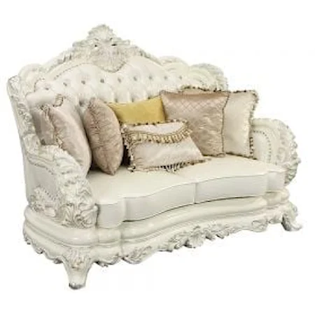 Loveseat W/5 Pillows