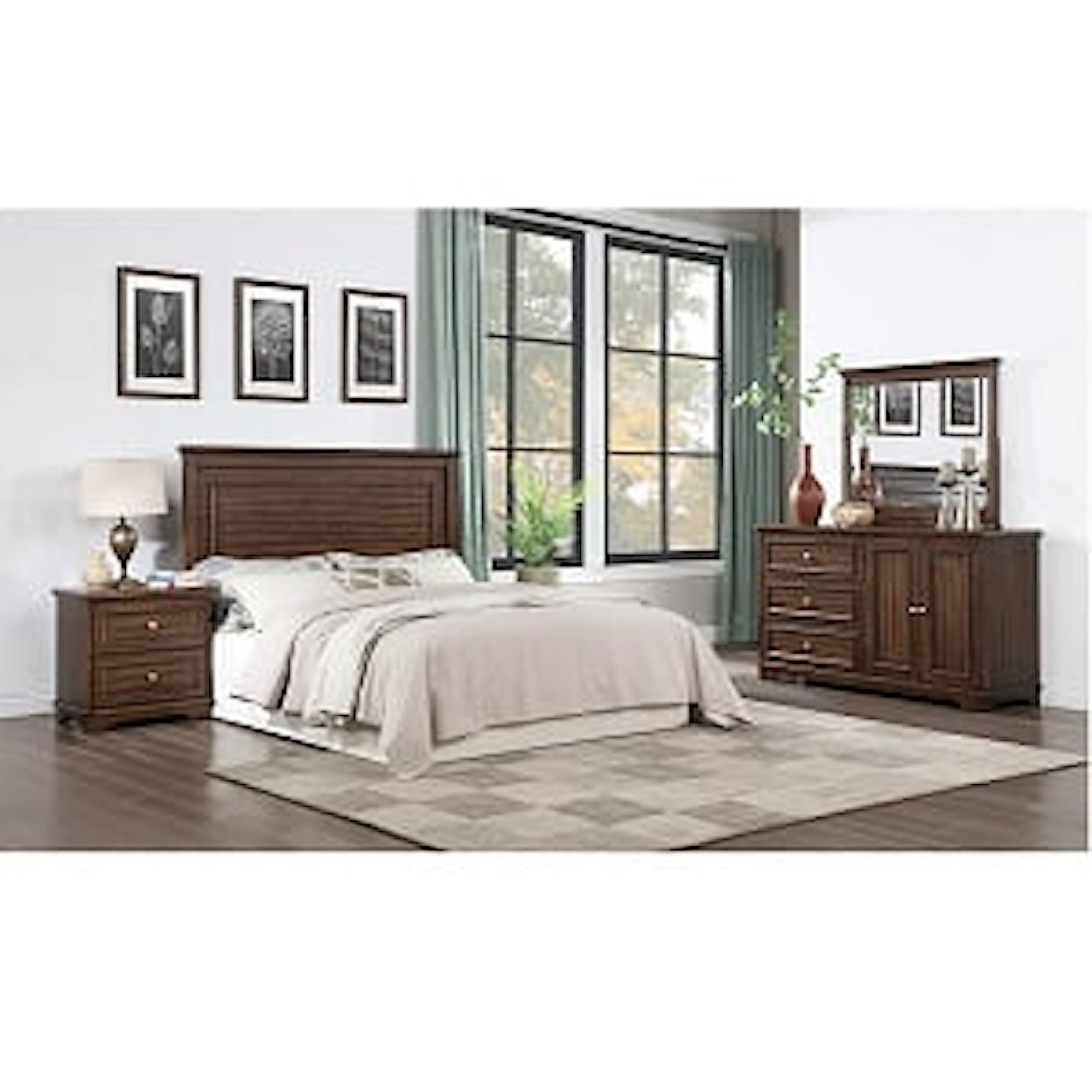 Acme Furniture Franklin 4Pc Pack Queen Bed Set