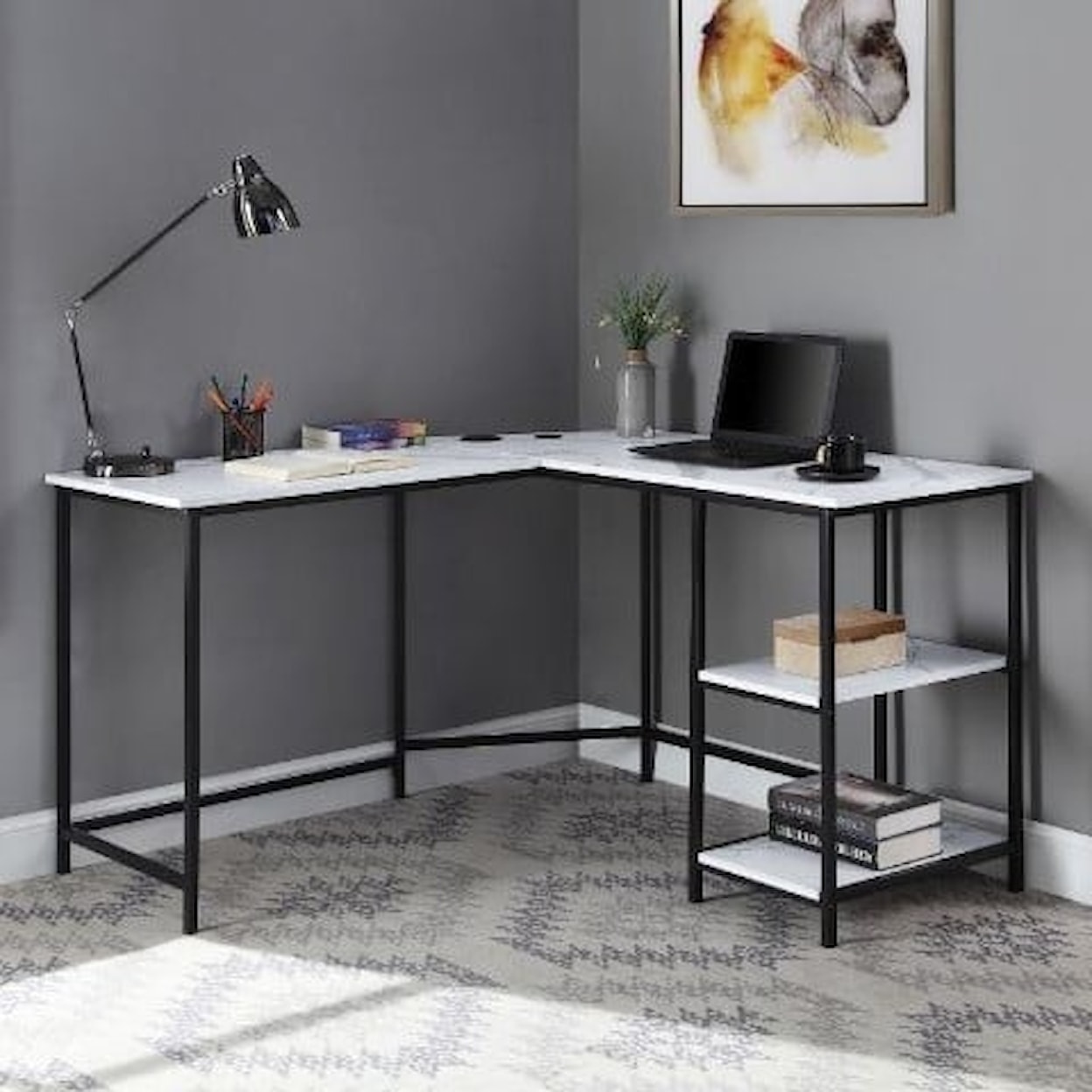 Acme Furniture Taurus Writing Desk W/Usb