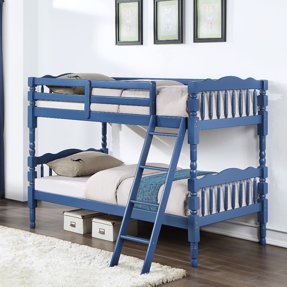 Acme Furniture Homestead BD00865 Twin/Twin Bunk Bed Corner Furniture Bed Headboard & Footboard