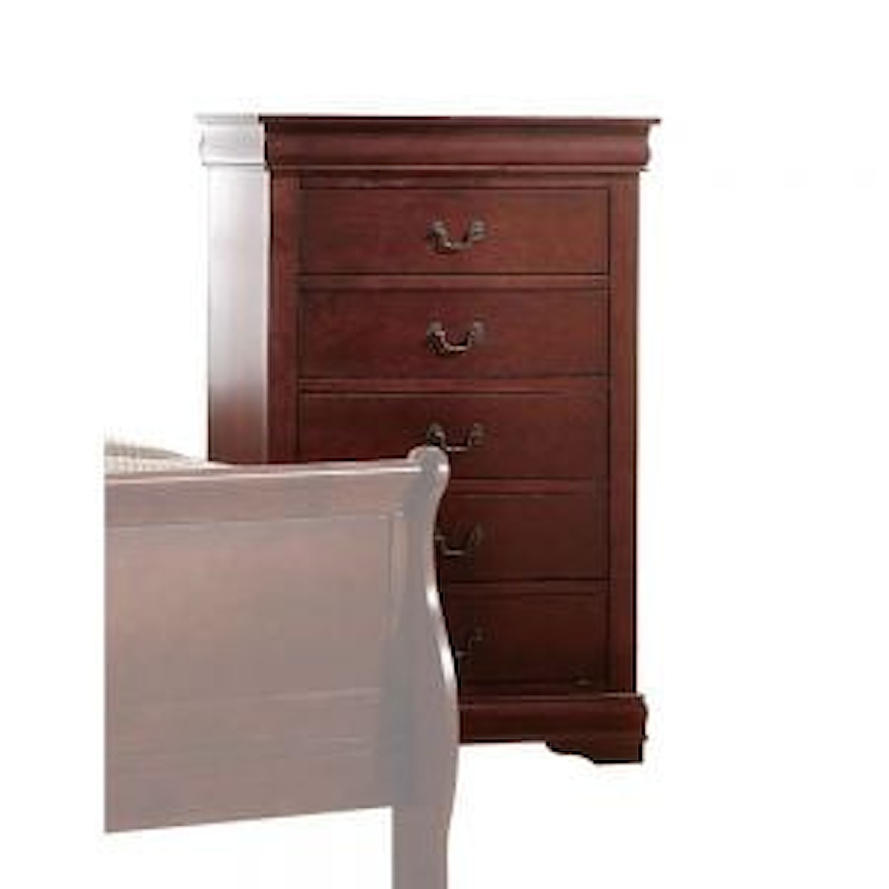 Acme Furniture Louis Philippe 5-Drawer Chest