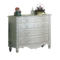 Pearl Traditional 4-Drawer Bedroom Drawer Chest