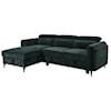 Acme Furniture Zadok Sectional Sleeper Sofa