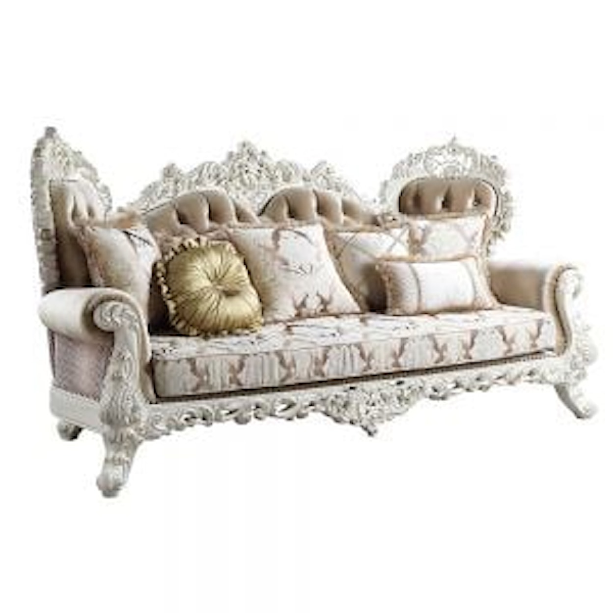 Acme Furniture Vanaheim Sofa W/7 Pillows